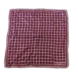 Vintage Christian Dior 100% Silk Monogram Logo Trotter Scarf Square Italy
